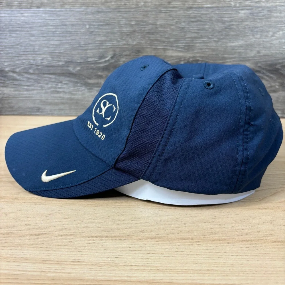 Nike‎ Hat Cap Strap Back Blue Dri Fit St Cloud Country Club Adjustable